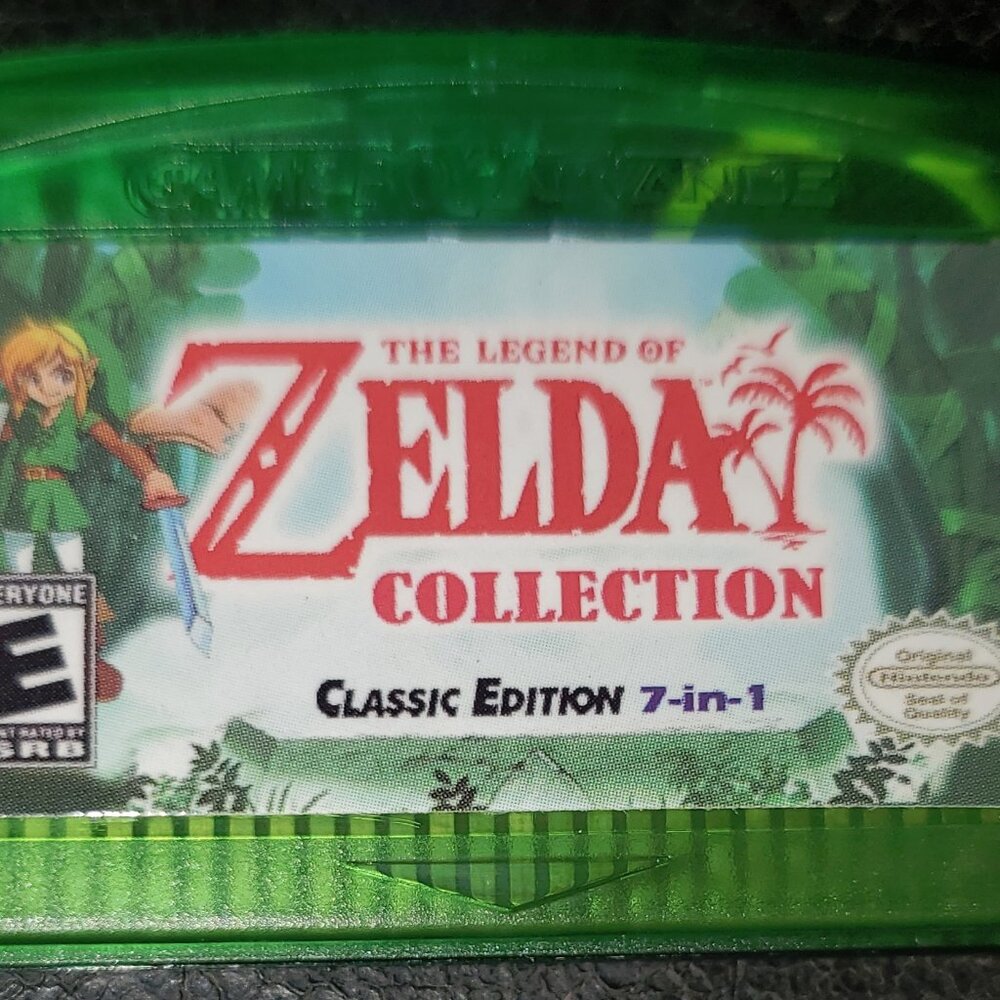 Zelda 7 in 1 GBA Video Game Game Boy Advance Minish Cap A Link to the Past